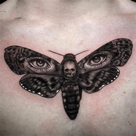 50+ Death Moth Tattoo Designs with Meanings